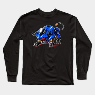Ducati Panigale Bull Blue Long Sleeve T-Shirt